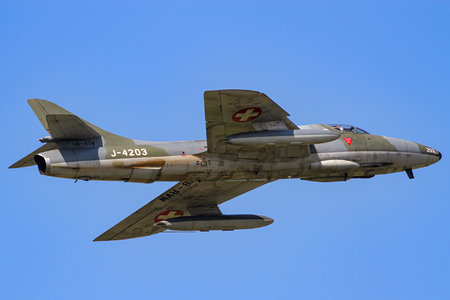 Hawker Hunter T.68 - HB-RVW operated by Espace Passion