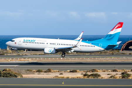 Boeing 737-800 - LX-LGV operated by Luxair