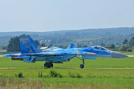 Sukhoi Su-27P - 58 operated by Povitryani Syly Ukrayiny (Ukrainian Air Force)