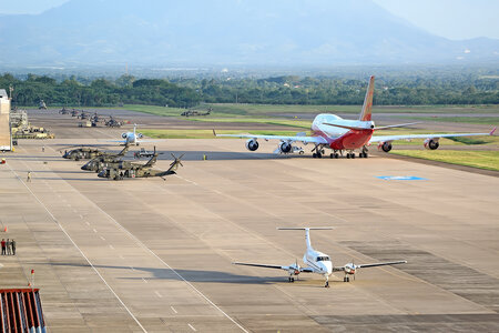 Palmerola Int`l airport overview