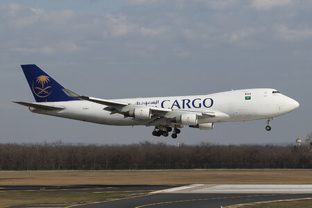 Boeing 747-400F - 9H-AKJ operated by Saudi Arabian Airlines Cargo
