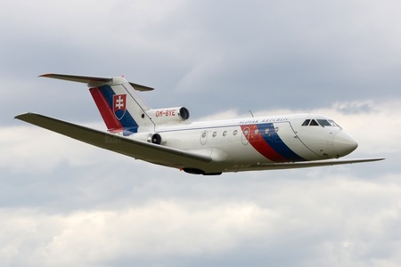 Yakovlev Yak-40 - OM-BYE operated by Letecký útvar MV SR (Slovak Government Flying Service)