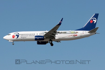 Boeing 737-800 - OK-TVL operated by Travel Service