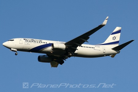 Boeing 737-800 - 4X-EKF operated by El Al Israel Airlines