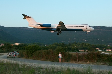 Fokker 100 - 4O-AOL operated by Montenegro Airlines