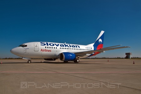 Boeing 737-500 - OM-BTS operated by Slovakian Airlines