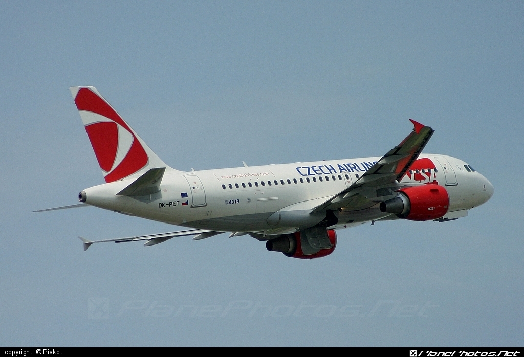 Airbus A319-112 - OK-PET operated by CSA Czech Airlines #a319 #a320family #airbus #airbus319 #csa #czechairlines