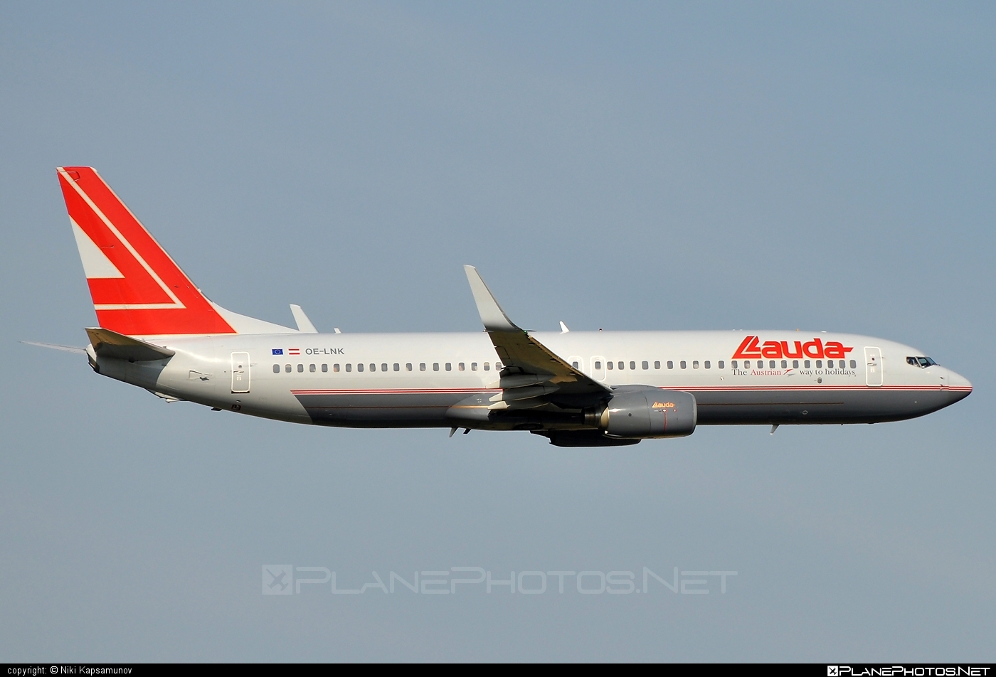 Boeing 737-800 - OE-LNK operated by Lauda Air #b737 #b737nextgen #b737ng #boeing #boeing737