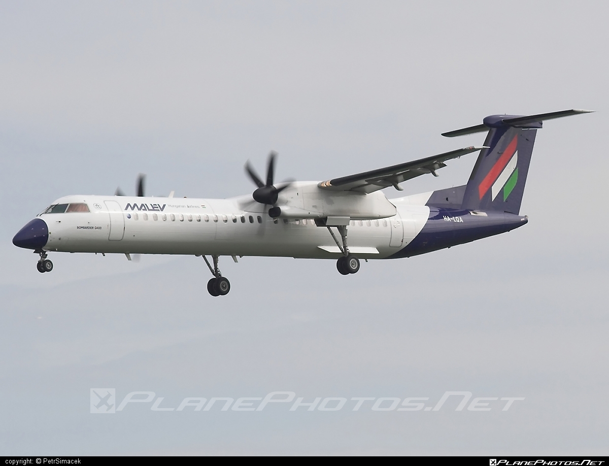 Bombardier DHC-8-Q402 Dash 8 - HA-LQA operated by Malev Hungarian Airlines #bombardier #dash8 #dhc8 #dhc8q402