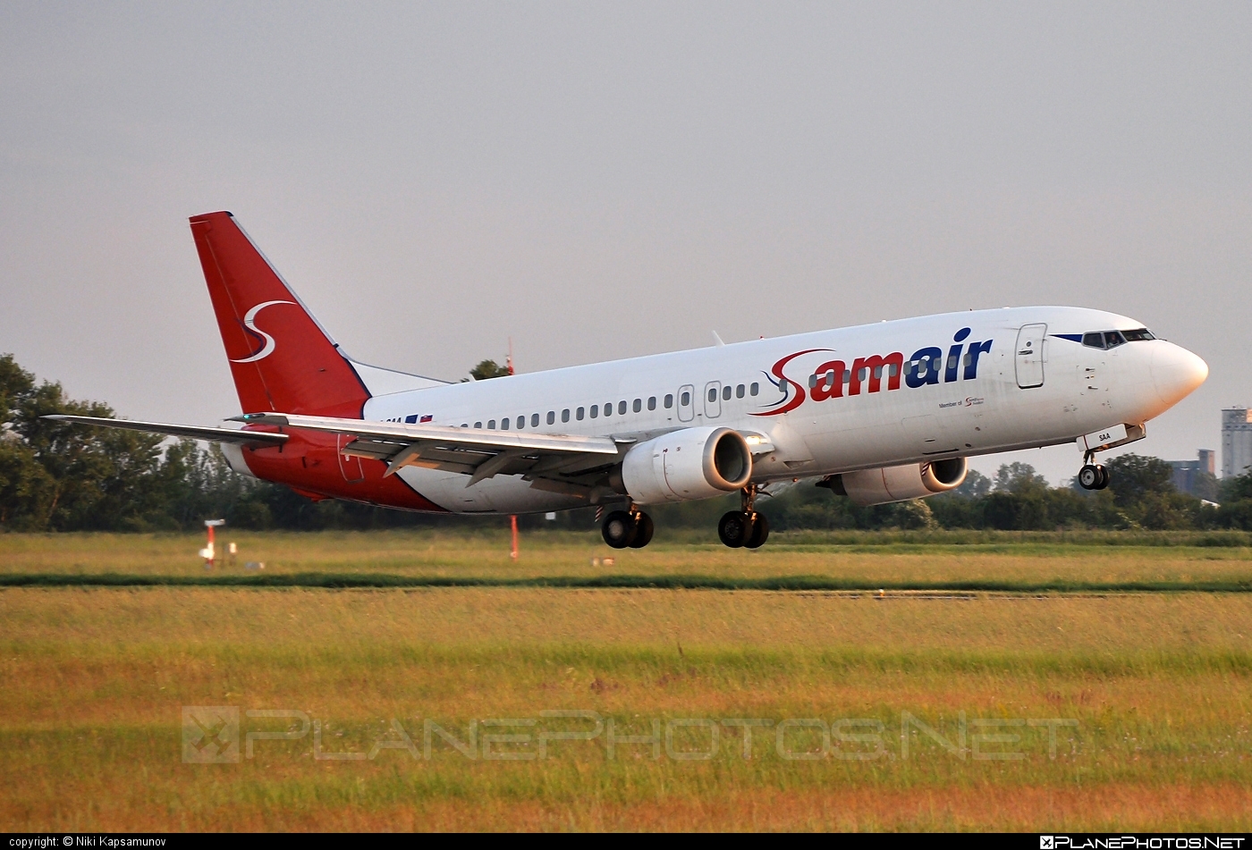 Boeing 737-400 - OM-SAA operated by Samair #b737 #boeing #boeing737