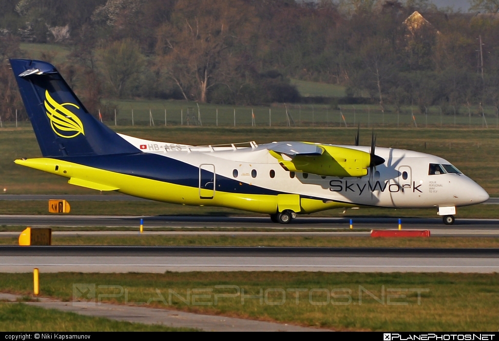 Dornier 328-110 - HB-AES operated by SkyWork Airlines #dornier