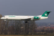 Fokker 100 - YR-FKA operated by Carpatair