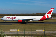 Boeing 767-300ER - C-GHLA operated by Air Canada Rouge