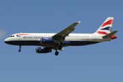 Airbus A320-232 - G-EUYB operated by British Airways