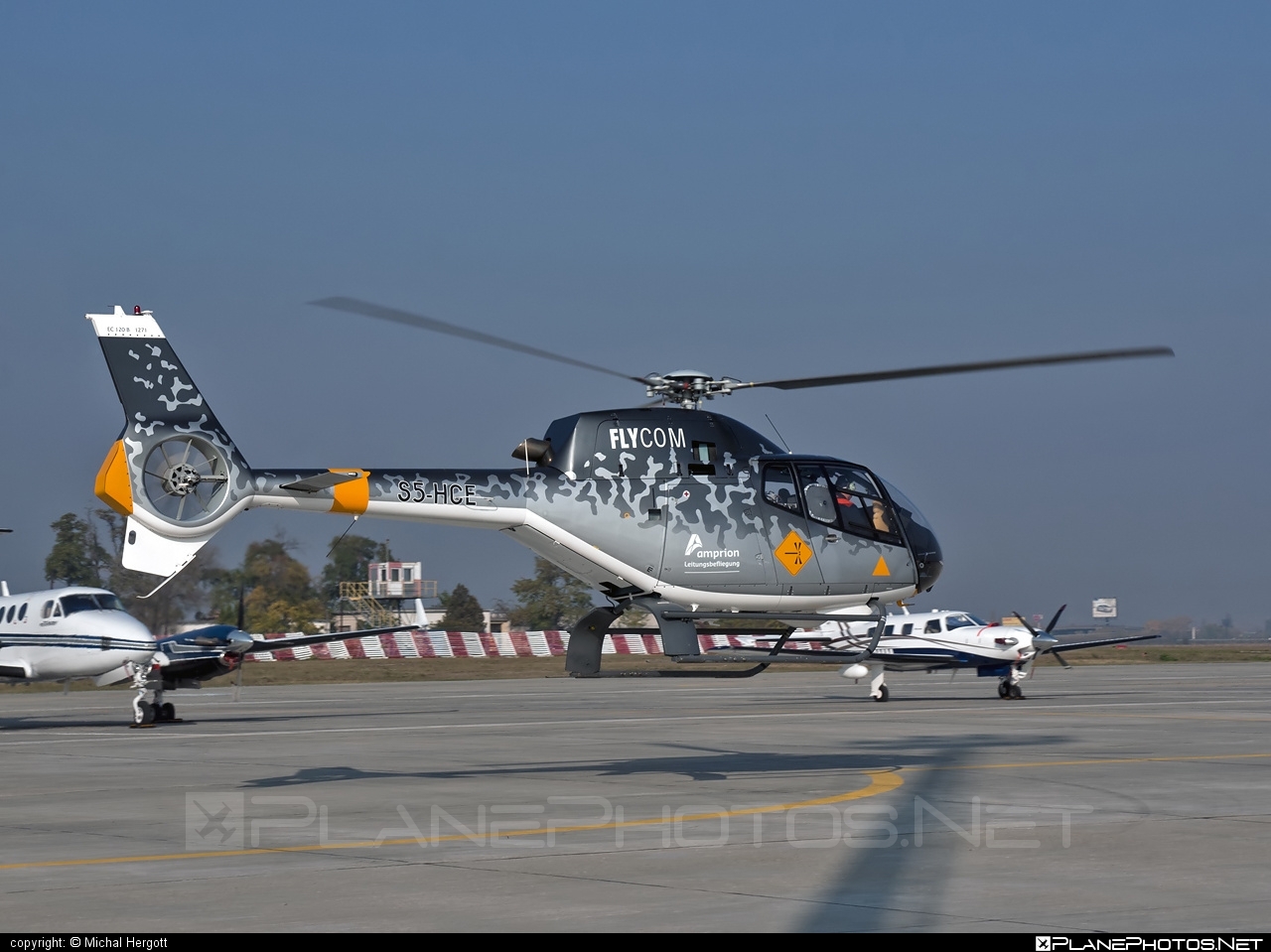 Eurocopter EC120 B Colibri - S5-HCE operated by Flycom #ec120 #ec120b #ec120bcolibri #ec120colibri #eurocopter #eurocoptercolibri #eurocopterec120colibri