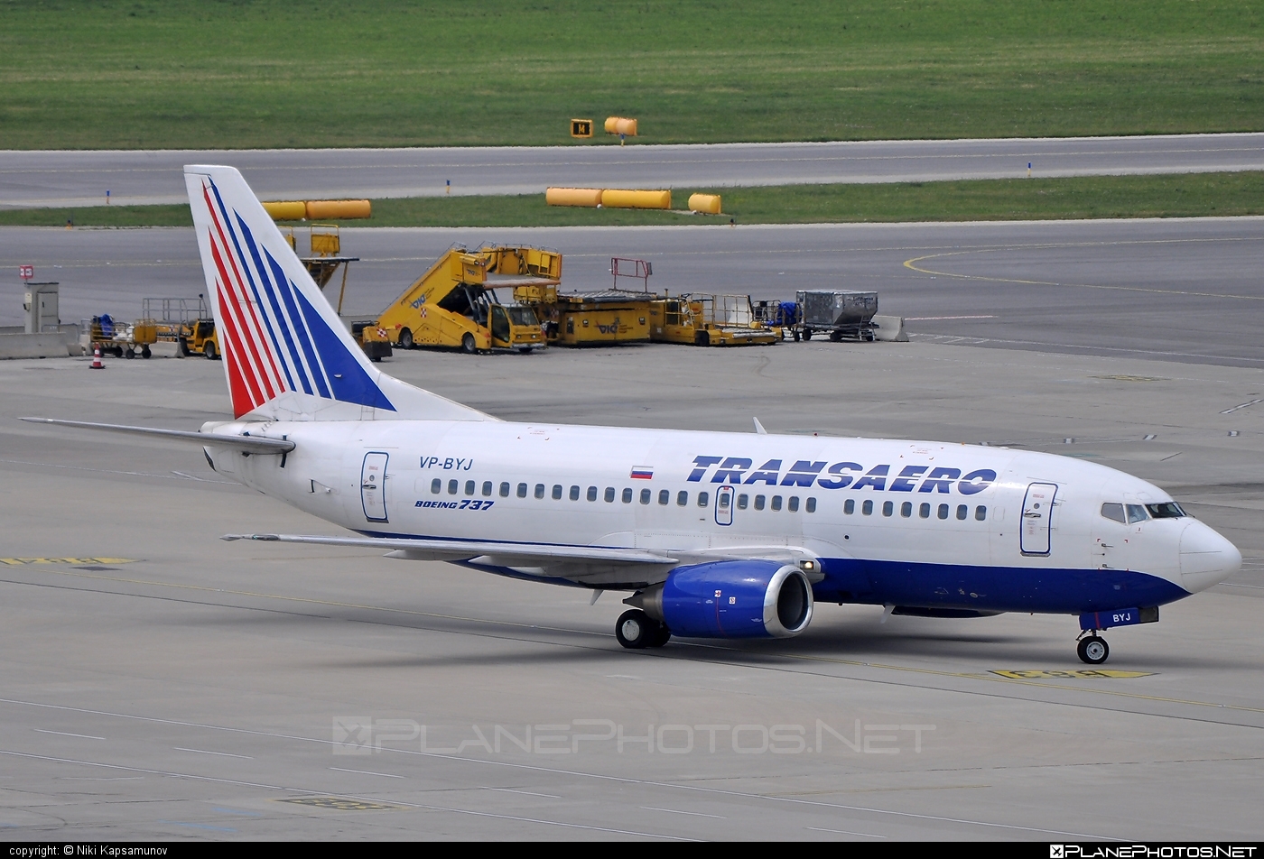 Boeing 737-500 - VP-BYJ operated by Transaero Airlines #b737 #boeing #boeing737 #transaero #transaeroairlines