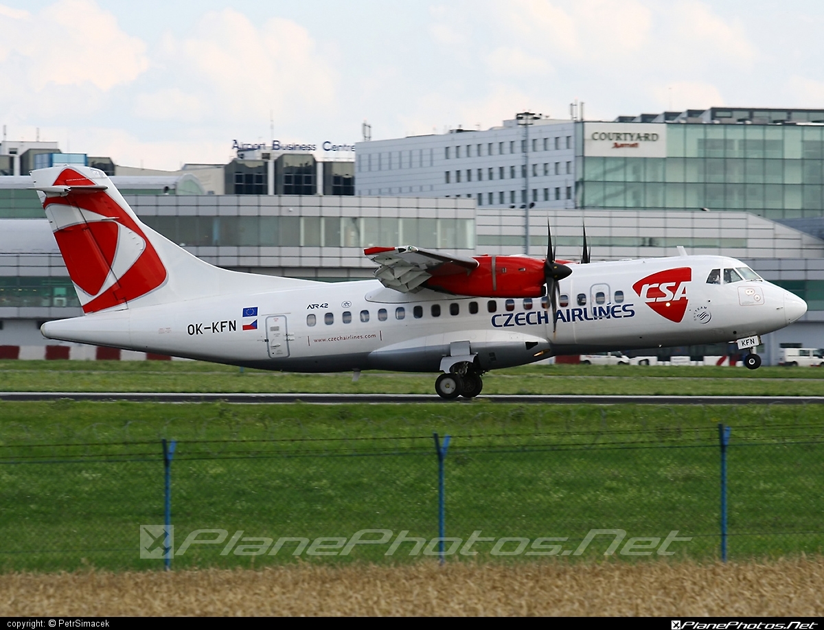ATR 42-500 - OK-KFN operated by CSA Czech Airlines #atr #atr42 #atr42500 #csa #czechairlines