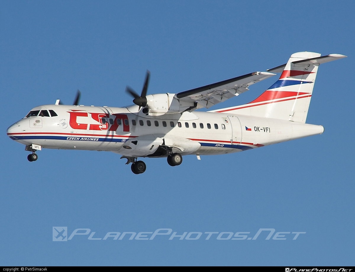 ATR 42-300 - OK-VFI operated by CSA Czech Airlines #atr #atr42 #atr42300 #csa #czechairlines