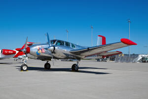 N3670B - Beechcraft B50 Twin Bonanza operated by Private operator