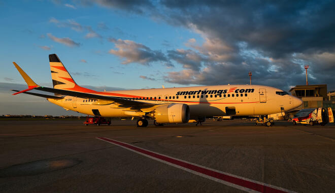 OK-SWA - Boeing 737-8 MAX operated by Smart Wings taken by Michal