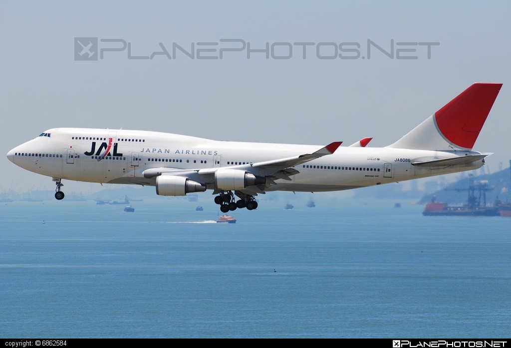 Boeing 747-400 - JA8086 operated by Japan Airlines (JAL) #b747 #boeing #boeing747 #jumbo