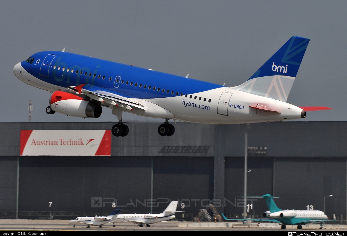 Airbus A319-131 - G-DBCD operated by bmi British Midland #a319 #a320family #airbus #airbus319