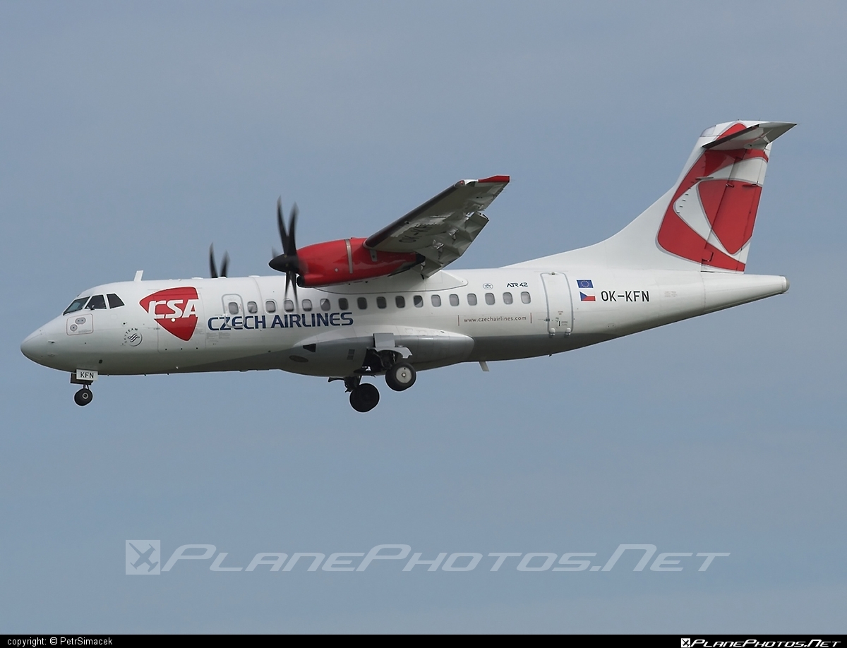 ATR 42-500 - OK-KFN operated by CSA Czech Airlines #atr #atr42 #atr42500 #csa #czechairlines