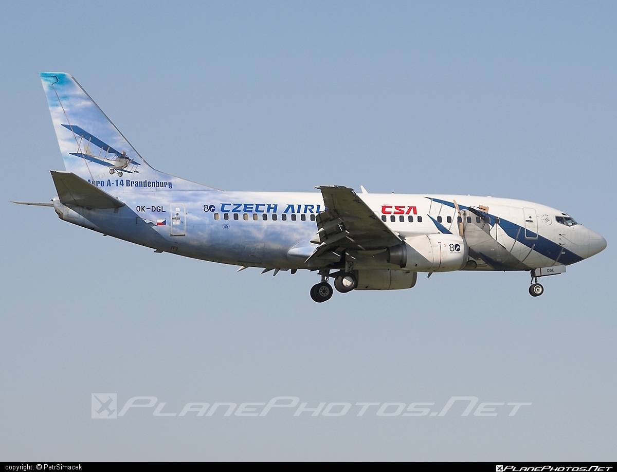 Boeing 737-500 - OK-DGL operated by CSA Czech Airlines #b737 #boeing #boeing737 #csa #czechairlines