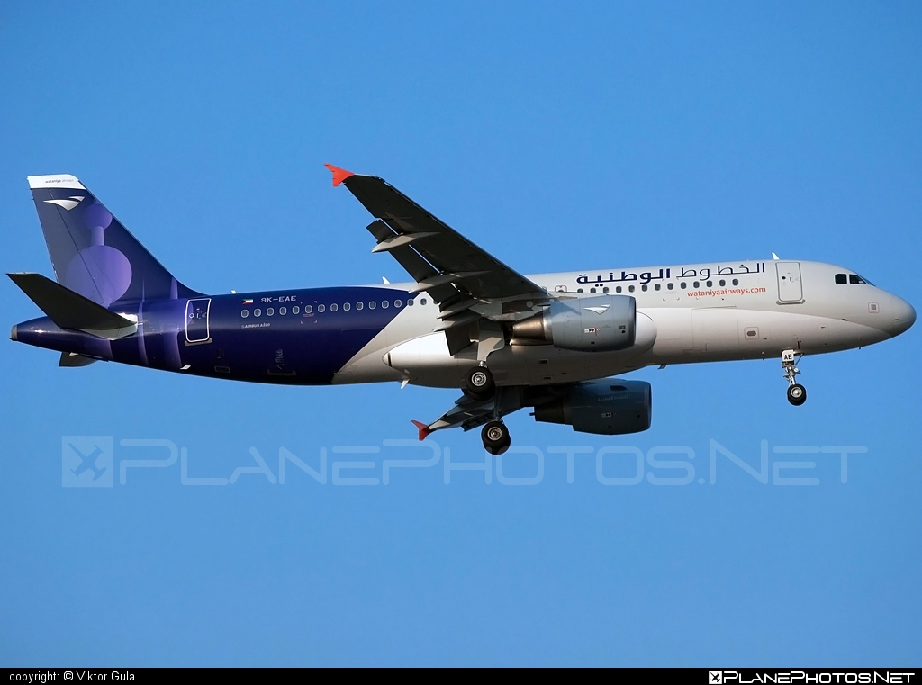 Airbus A320-214 - 9K-EAE operated by Wataniya Airways #a320 #a320family #airbus #airbus320