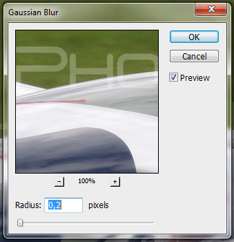 Gaussian Blur Settings